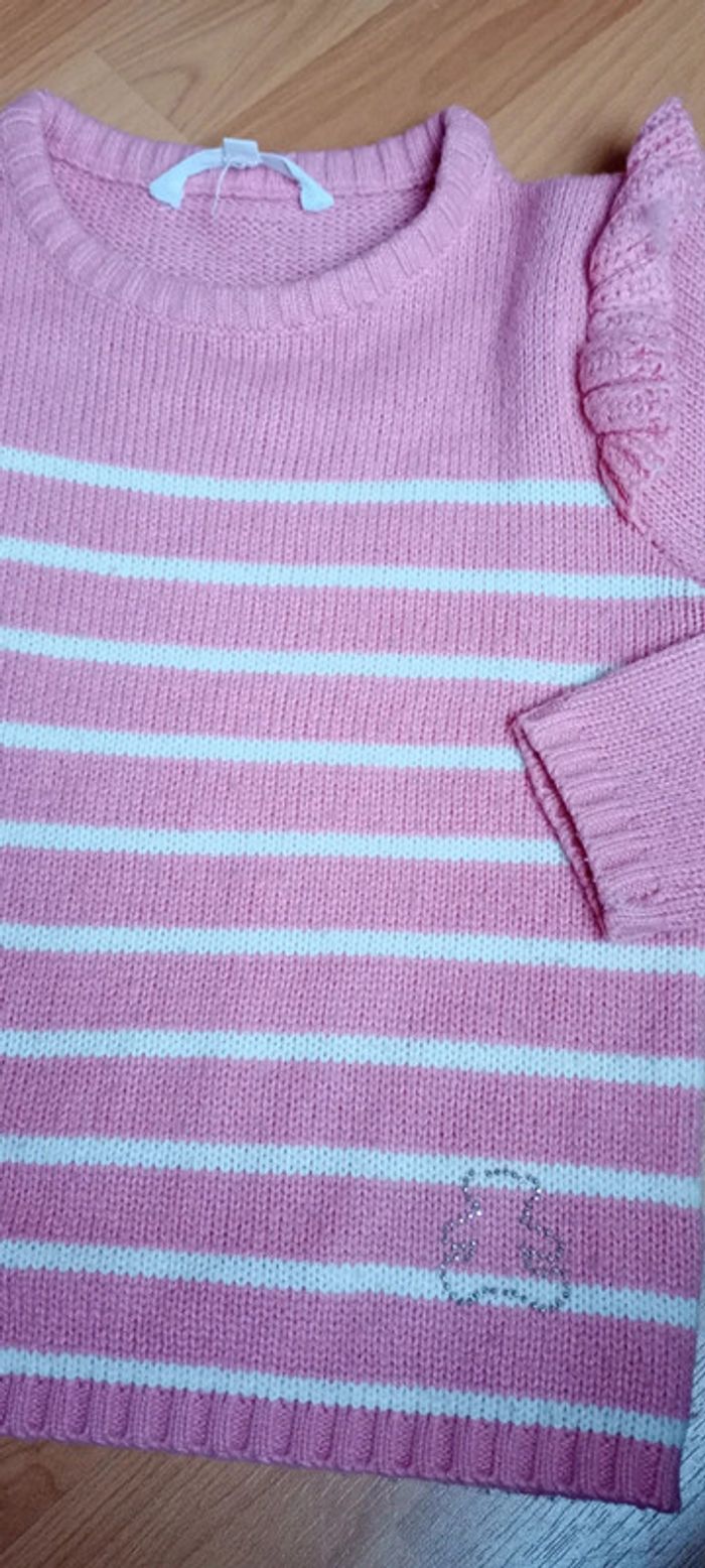 Pull rose Lulu Castagnette 6 ans - photo numéro 2