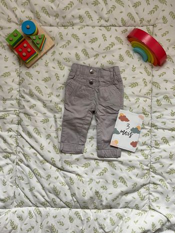 jean slim gris 3 mois tape à l'oeil taille réglable