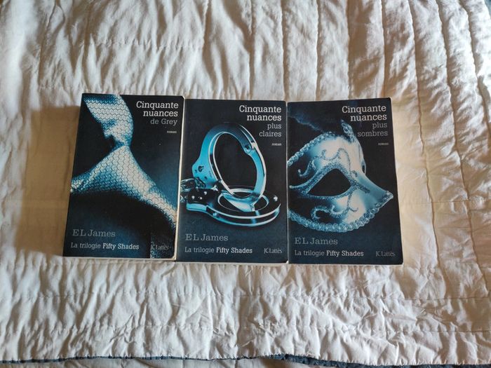 Série des 3 livres 50 nuances de Grey