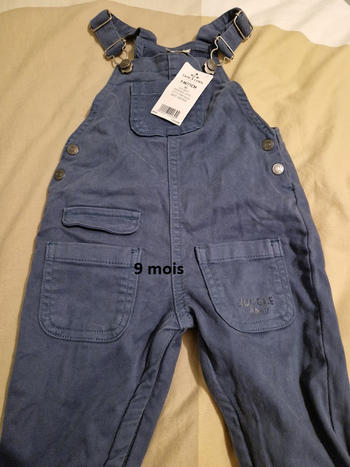 Salopette 9 mois neuve