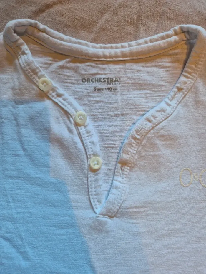 T-shirt blanc manche courte - photo numéro 2