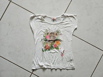 T-shirt MC fille 10 ans FEM1