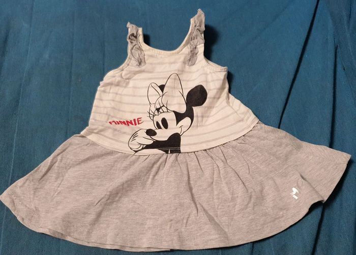 Robe d'été sans manches Disney Minnie 6 mois