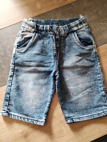 Short en jean sans bouton 12 ans