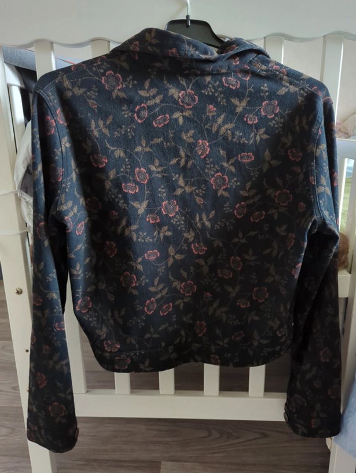 Veste femme noir à motif - photo numéro 2