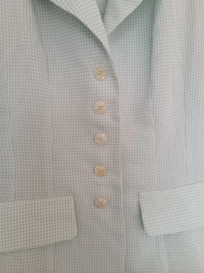 Veste femme carreaux vichy taille 38 - photo numéro 2