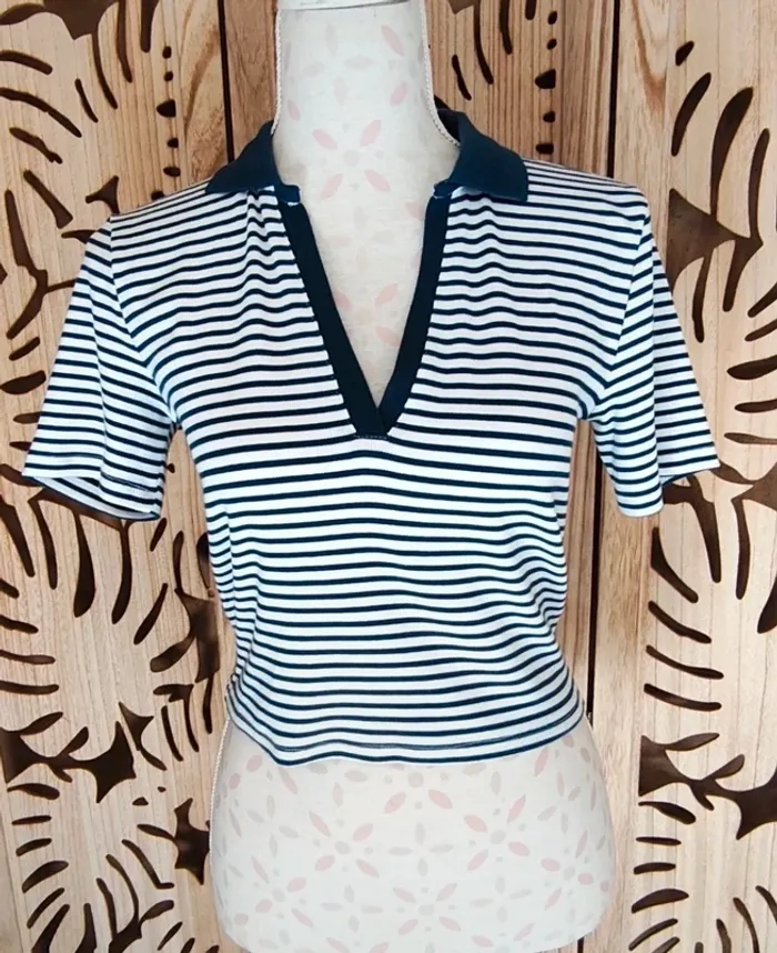 Polo marinière T L Zara - photo numéro 2