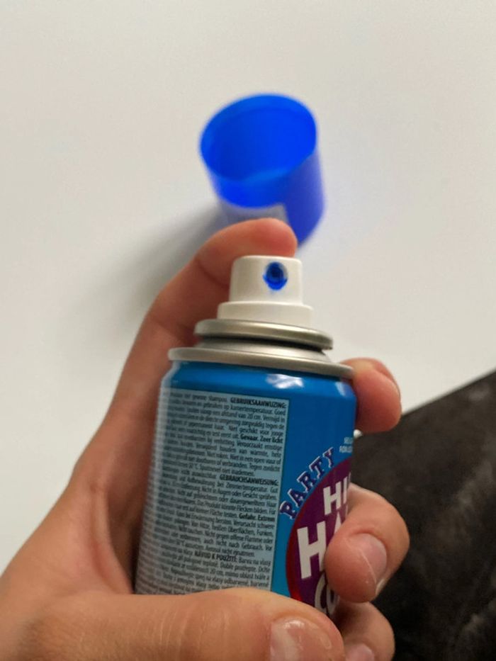 bombe colorée bleue pour les cheveux - photo numéro 7