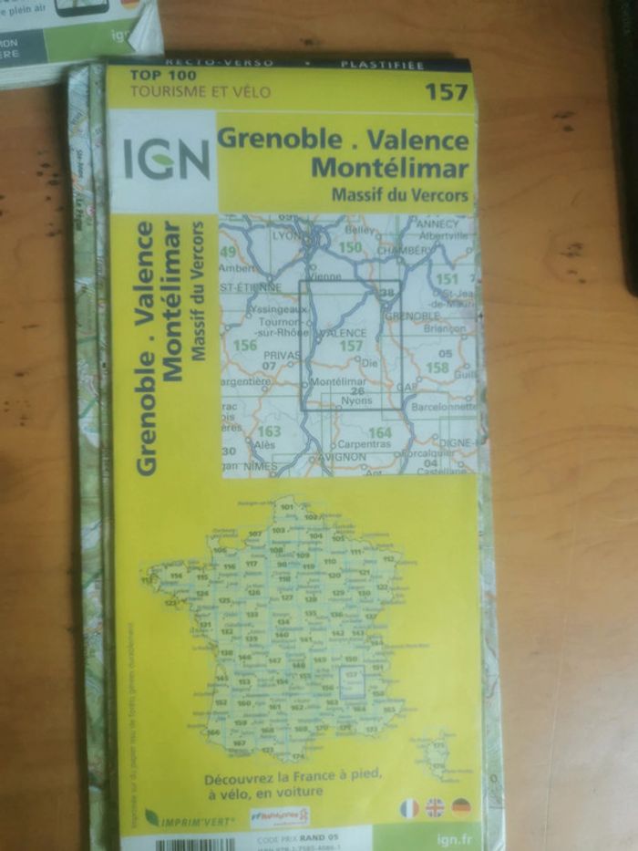 Lot de carte ign - photo numéro 3
