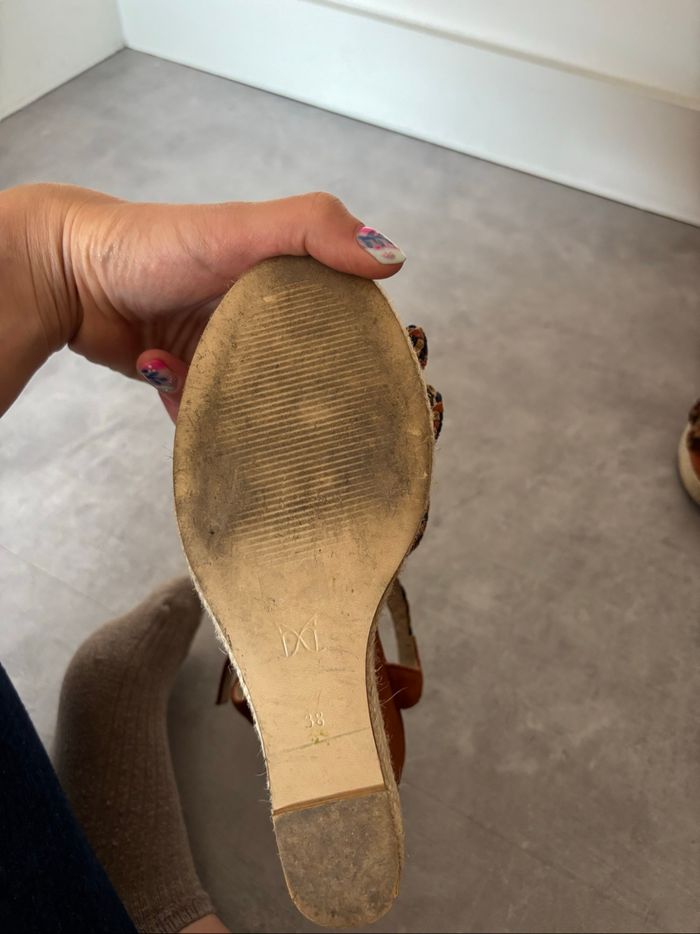 Espadrilles à talon André - Taille 38 - photo numéro 3