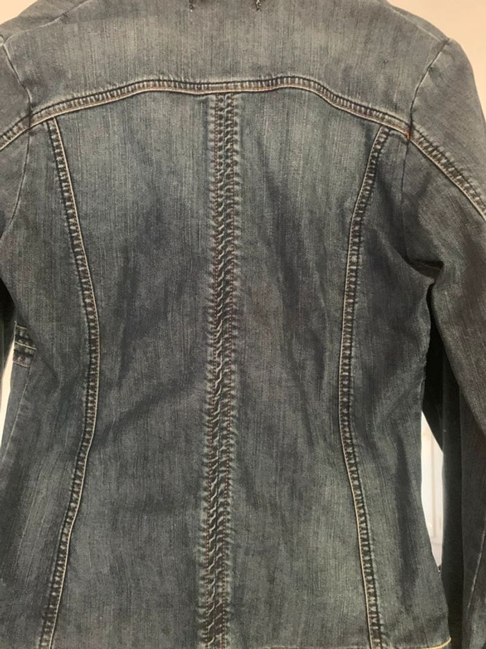 Veste en jean cache-cache taille 38 cintrée - photo numéro 12