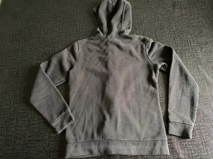 Veste Adidas fille noire logo corail État neuf Molleton doux & capuche - photo numéro 3