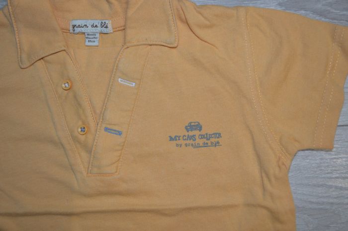 Tee shirt manches courtes Grain de blé 18 mois voiture - photo numéro 2