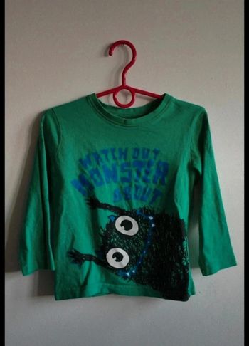 Tee-shirt manche longue monstre