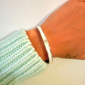 Bracelet jonc en acier inoxydable