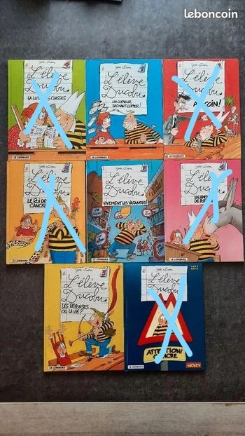 lot de 3 BD l élève ducobu