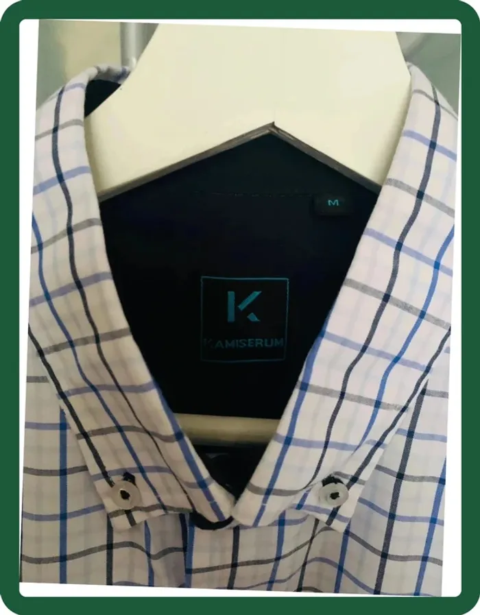 Chemise à carreaux homme Kamiserum T/M - photo numéro 3