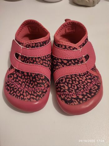 Chaussons  rose /noir