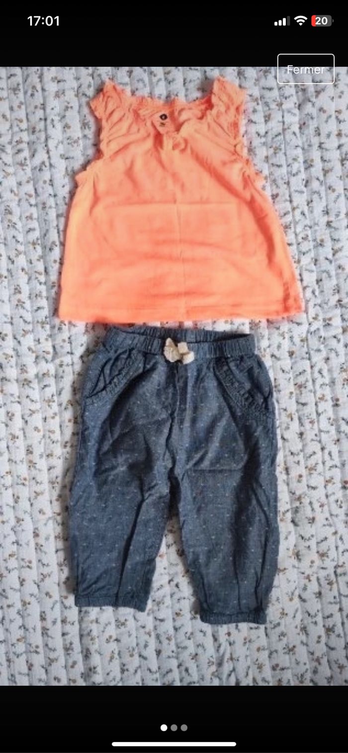 Lots de vêtement fille 12 mois - photo numéro 7