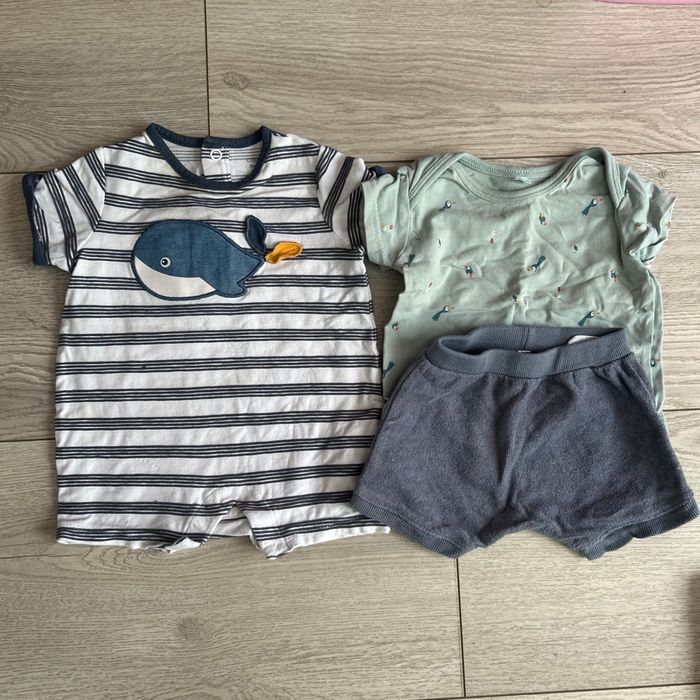 Lot de 2 ensembles garçon été #3 mois