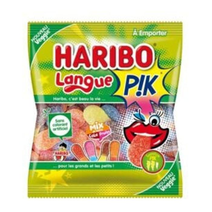 1 Sachet Haribo 100 gr Langue Pik