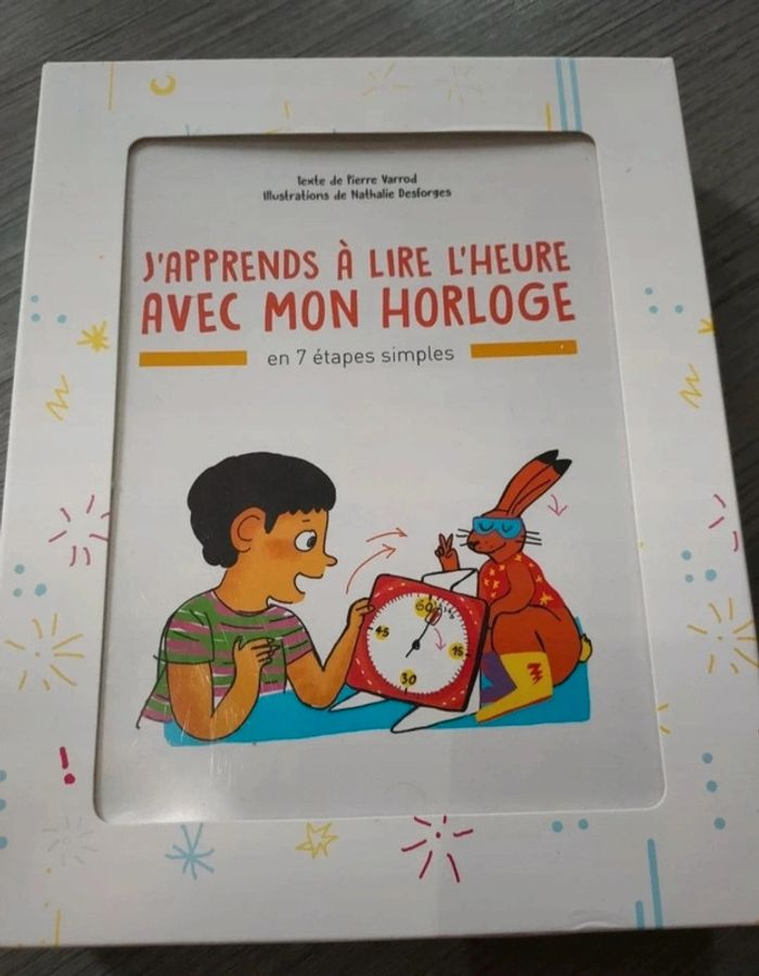 J'apprends à lire l'heure avec mon horloge