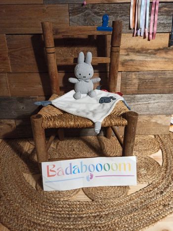 Doudou lapin Miffy poisson tbe
