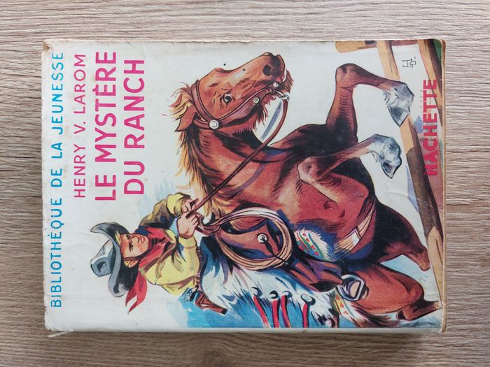 Livre vintage "Le mystère du ranch" Henry V. Larom western