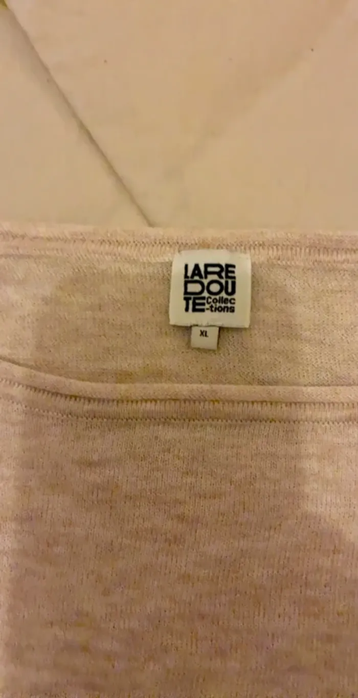 Pull léger beige La Redoute - photo numéro 5