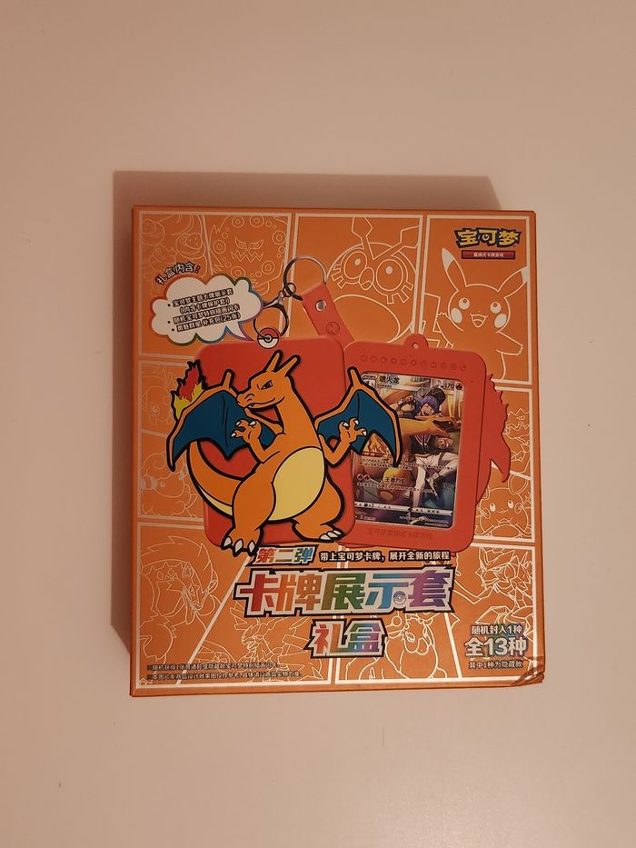 1 Coffret - dracaufeu Porte carte - Chinois pokémon