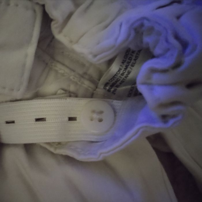 Jeans blanc "Mango" 9/10 ans 98% coton porté une fois - photo numéro 9