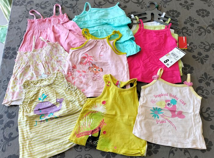 Lot vêtements fille 12 mois été - photo numéro 2