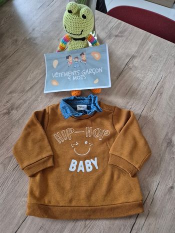  Pull avec col chemise TAO 9m