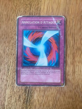 Carte Yu-Gi-Oh! Annulation d’attaque SD09-FR033 1ère édition