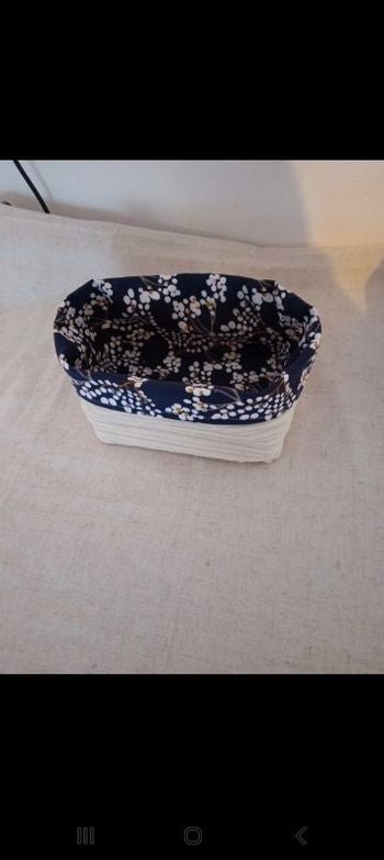 Panière en tissu