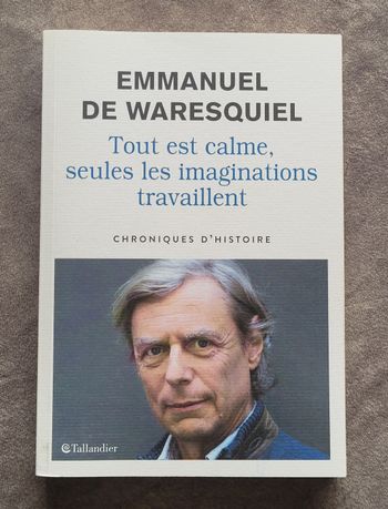 Tout est calme, seules les imaginations travaillent - Chroniques D'Histoire Emmanuel de Waresquiel