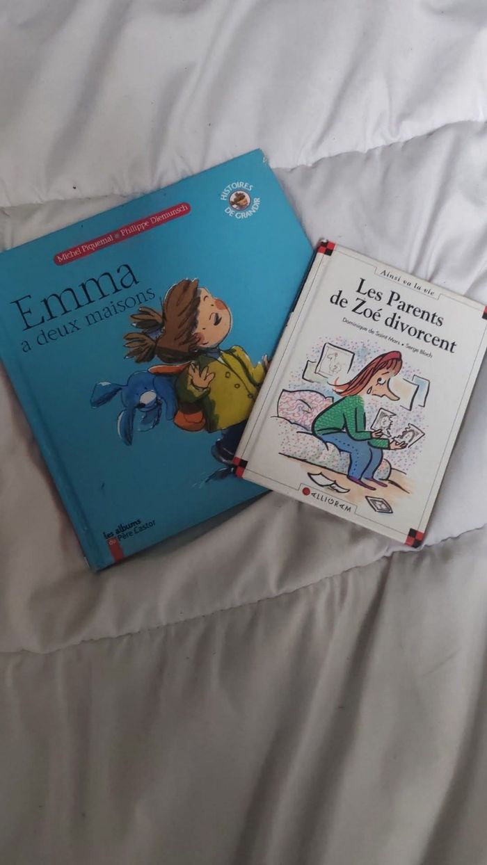 Livre thème séparation des parents