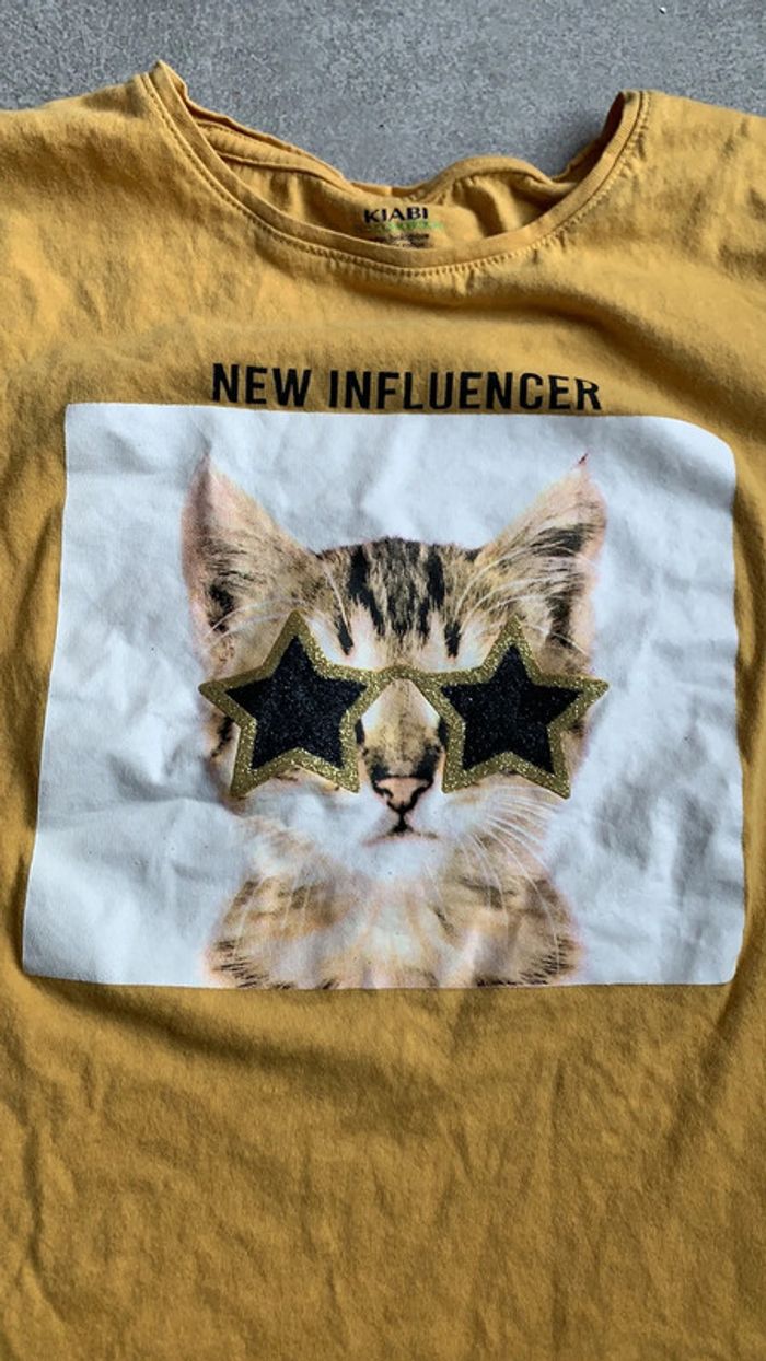 Tshirt Fille Kiabi 10 ans - photo numéro 2