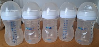 5 biberons Avent Philips
