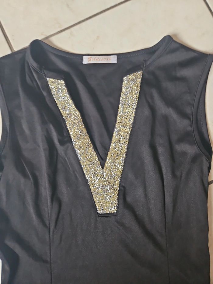Robe col v taille s - photo numéro 3