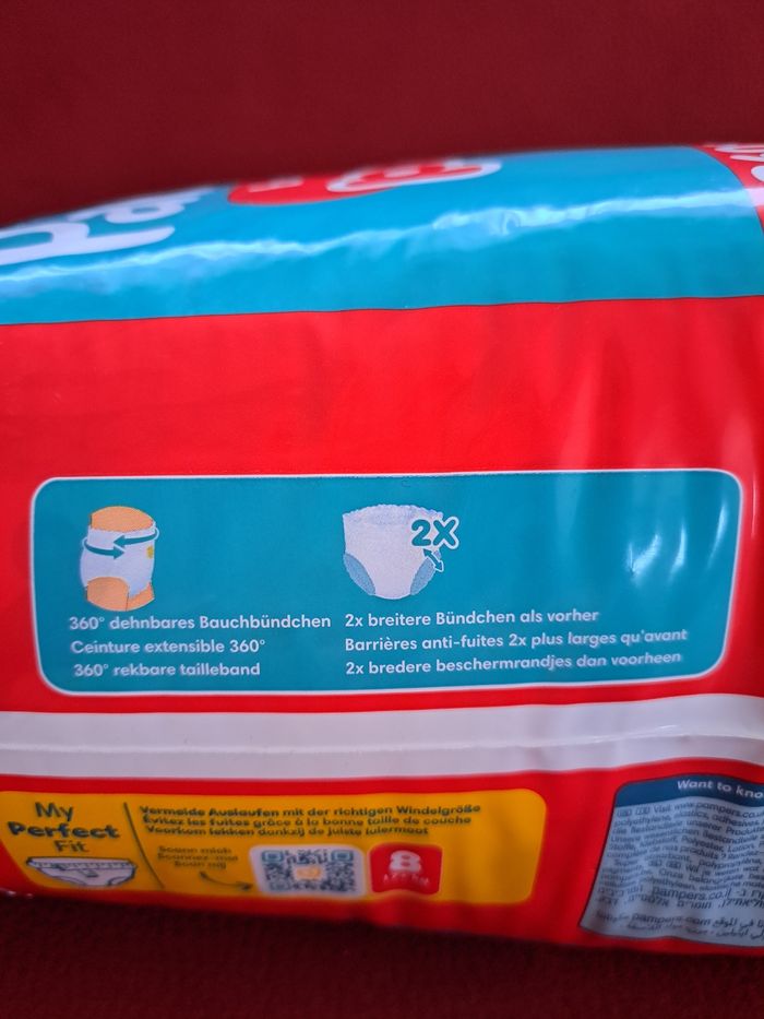 Culottes Pampers Pants baby-dry T8 x 26 - Neuves - photo numéro 4