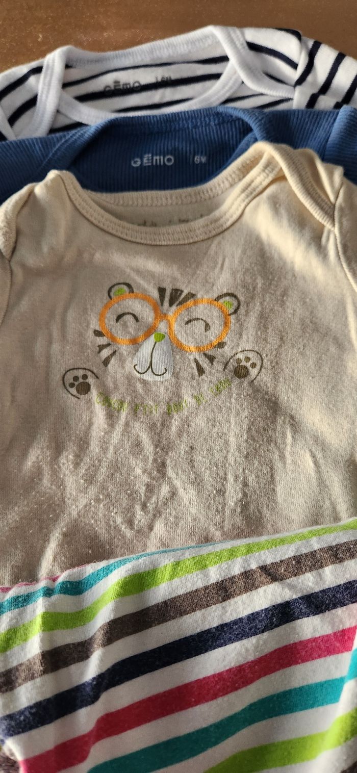 Lots de bodys bébé - photo numéro 4