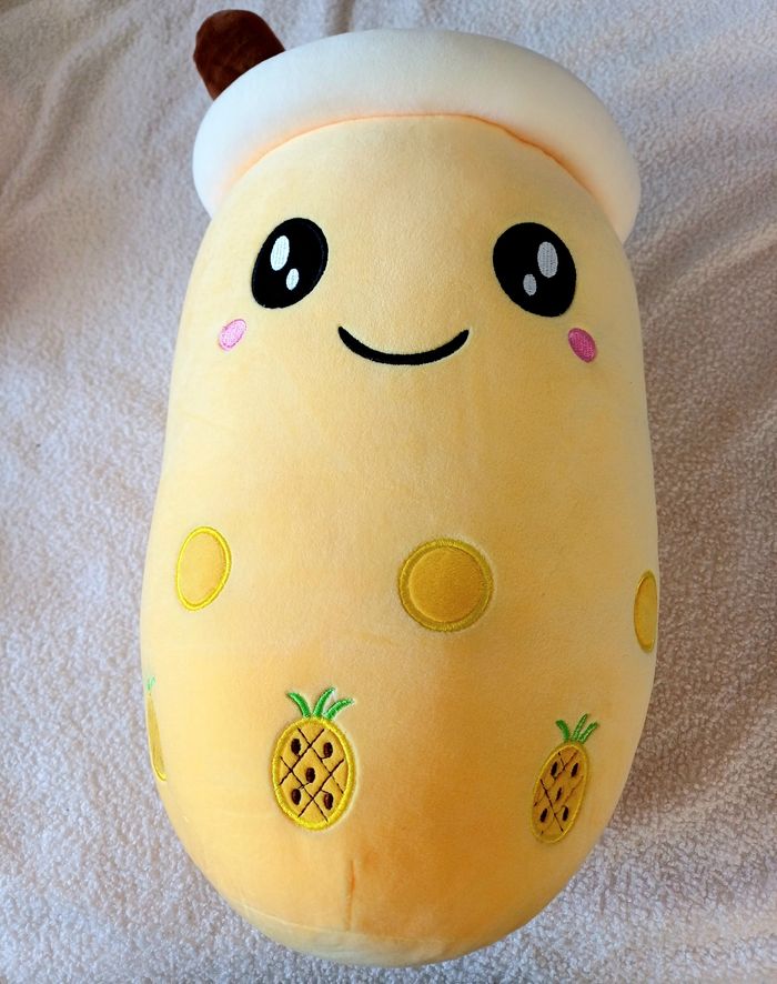 Peluche hyper moelleuse 38 cm bubble tea - photo numéro 2