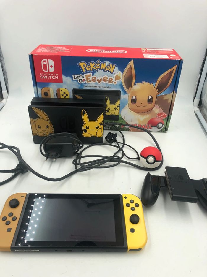 Console de jeu vidéo Nintendo Switch Pokémon Let’s Go Évoli - photo numéro 7