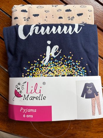 Pyjama 2 pièces 6 ans Lili Marelle