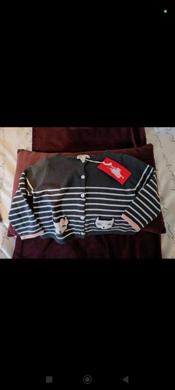 Gilet a rayure du pareil au même 9 mois