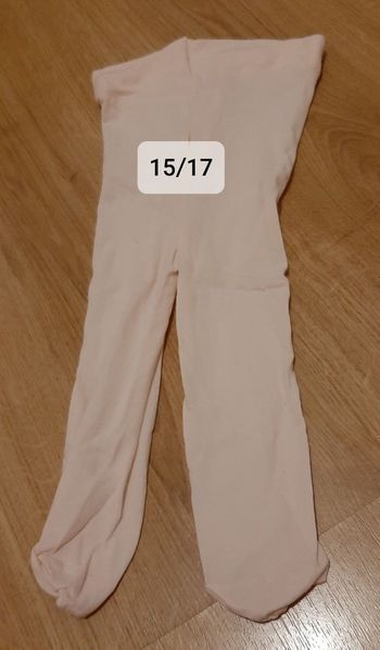 Collant fin rose pâle 15/17