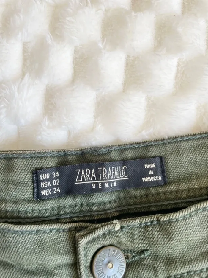 Jean vert Zara - photo numéro 4