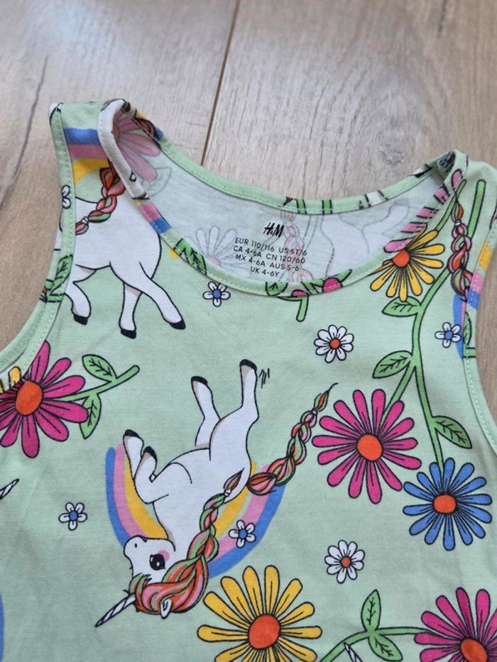 Robe licorne verte 5-6 ans - photo numéro 2