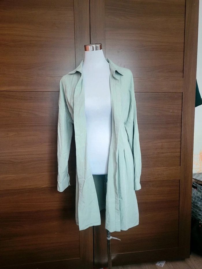 Tunique ceintré pistache - photo numéro 2